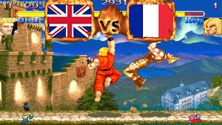Hyper Street Fighter 2 The Anniversary Edition -  bahavii (GBR) vs (FRA) mada13 [hsf2] [Fightcade]