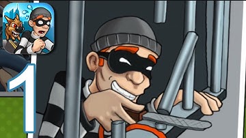 Robbery Bob - Gameplay Walkthrough Part -1 Chapter: 1 Suburbs (ios,Android)