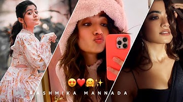 I Like Me Better × Dildara Lofi Status | Rashmika 💖 Full Screen Status | Crush🙈 Full Screen Status