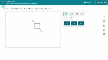 ALEKS: Naming and drawing simple substituted cycloalkanes