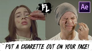 BILLIE EILISH - XANNY Put a Cigarette out on your Face (After Effects Tutorial)