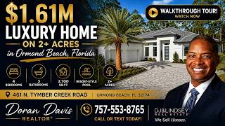 Inside a $1.61M Ormond Beach Estate on 2 Acres | Full Luxury Home Tour Inside a $1.61M Ormond Beach Estate on 2 Acres | Full Luxury Home Tour