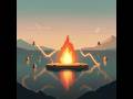 night fire camp 🔥 lofi hip hop ~ beats to relax & sleep to | pixel art bgm