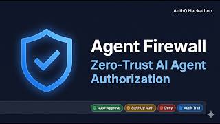 Agent Firewall - Zero-Trust Authorization for AI Agents | Auth0 Hackathon