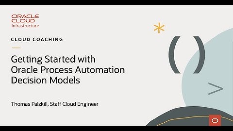 Getting Started with Oracle Process Automation Decision Models