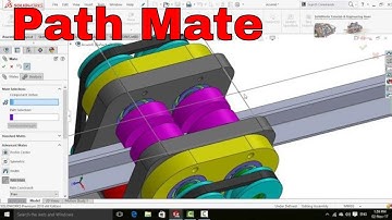 SolidWorks Tutorial: How to Use Path Mate in SolidWorks Assembly