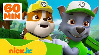 Il PAW Patrol Rubble salva la Terra! con Marshall e Rocky | Compilation di 1 ora | Nick Jr. Italia