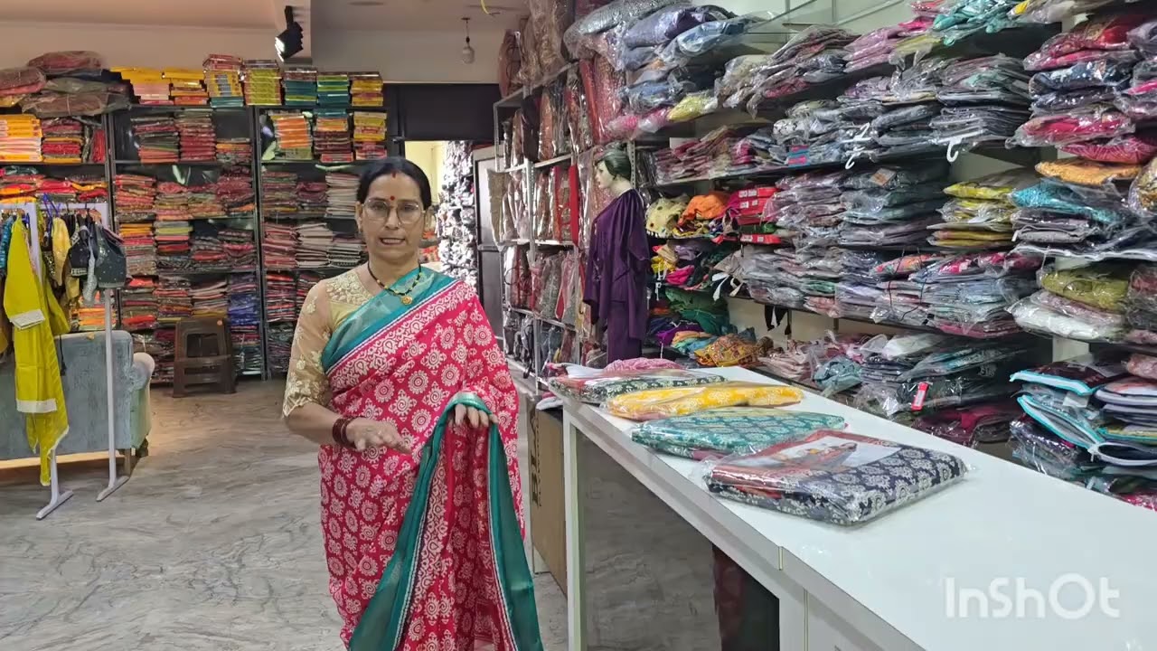 #हल्द्वानी #की इस दूकान मे फिर आई साडी न्यू कलेक्शन 