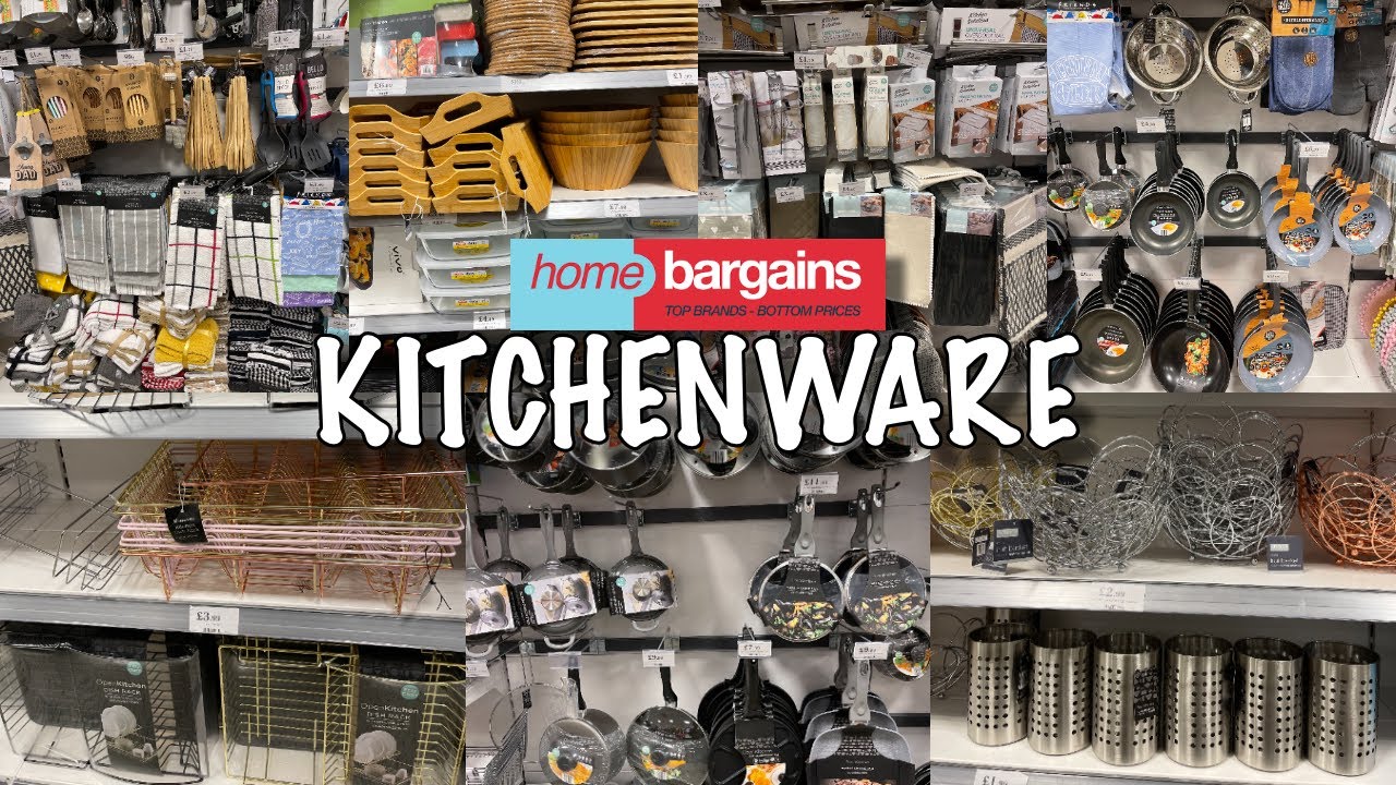 HOME BARGAINS KITCHEN ESSENTIALS COLLECTION WITH PRICE SEP 2022 HOME