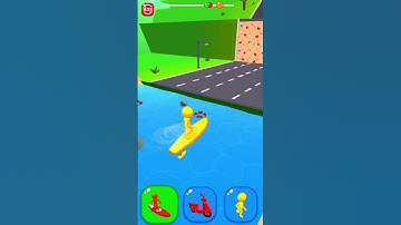 Shape-shifting Funny Race Gameplay New Hyper Casual Game Levels 47 #gameplay #shorts