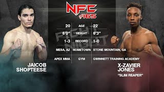 NFC 165 X-Zavier Jones vs Jaicob Shopteese - Friday May 10th 2024 @nfcfighting