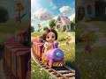 Cutest little girl🤴 | Enjoy the garden🏡on train🚂 | #shorts#youtubeshorts#trending#viral#funny#ai 433