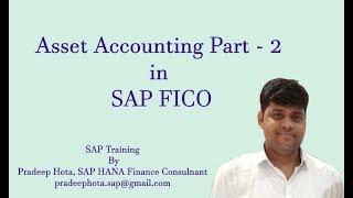 Asset Accounting in SAP FICO | Asset Accounting Part - 2 | Asset Accounting configuration in SAP