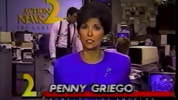 KCBS CBS Channel 2 (1988): News & Emergency Broadcast System