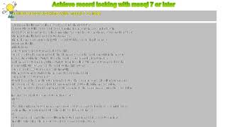 How to : Achieve record locking with mssql 7 or later
