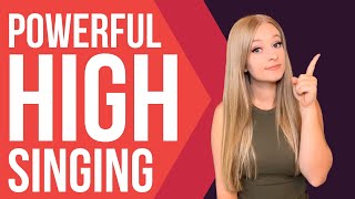 The Secret To Singing Powerful High Notes | Vocal Exercise