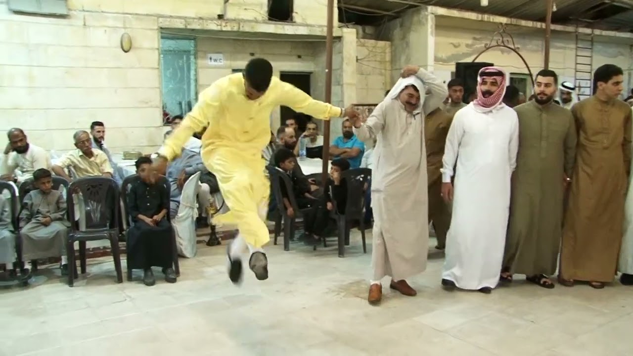 العريس فرج العيدو صالة ستارلات مصطفى الامير والفنان عبدالله الغريب جزء 3