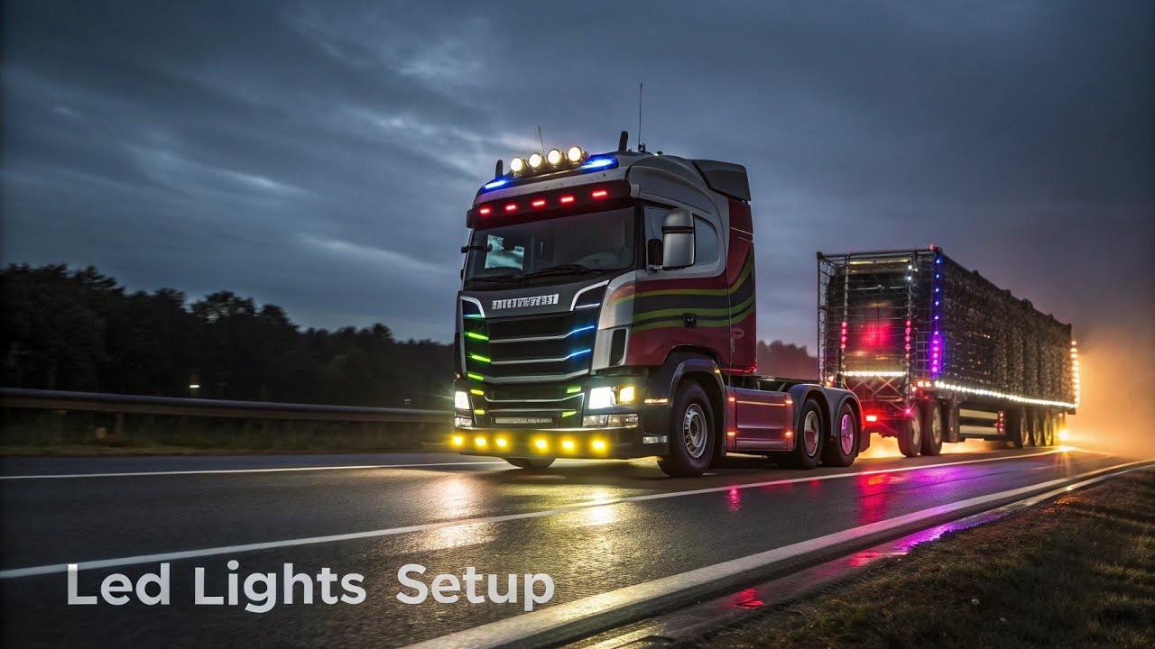 Scania Truck LED Lights Setup | ETS2 Extreme Lighting Mods