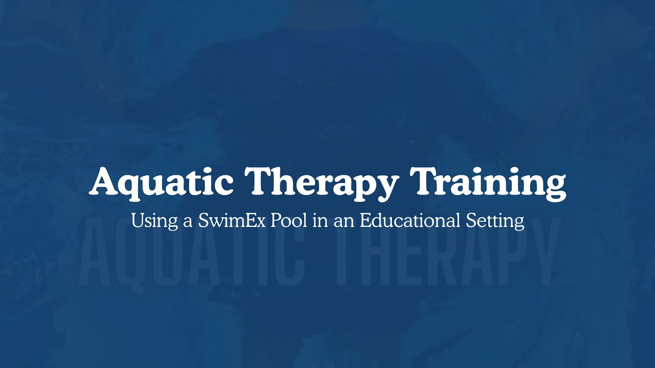 Aquatic Therapy Training: How Laminar Flow Is Used in a Clinical Pool