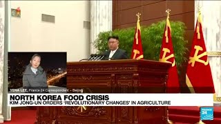 North Korea's Kim orders 'fundamental transformation' of agriculture amid fears of food shortages
