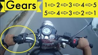 How to Change Gears Properly ?? Demo on Royal Enfield Classic screenshot 5