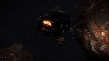 Elite Dangerous - Mining in a Type-9 Heavy