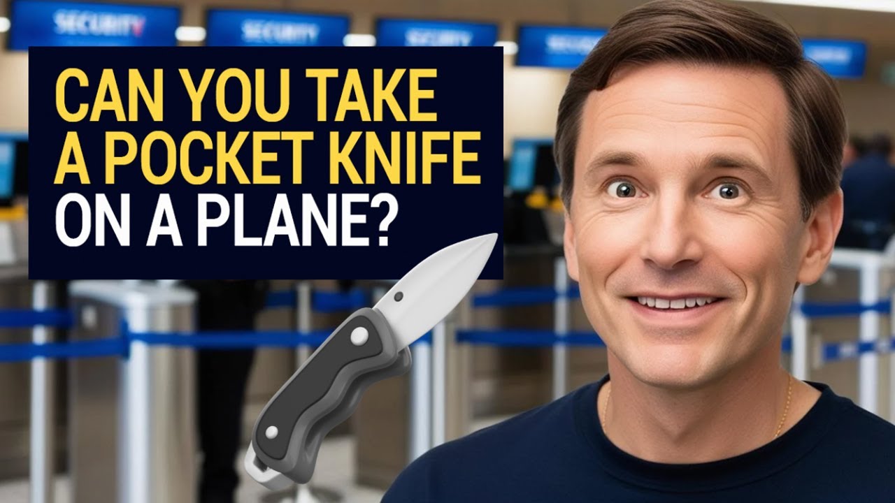 Can You Bring a Pocket Knife on a Plane? - YouTube