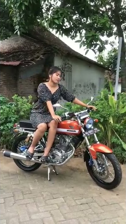 cewek cb cantik sexy review motor #cbambyar