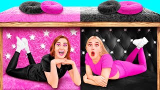 Секретный домик под кроватью | Богатая vs Бедная Челлендж с декором комнаты от TeenChallenge