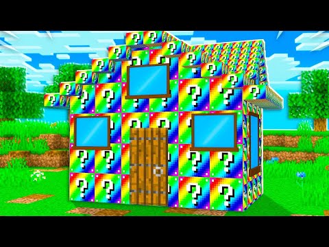 Mieszkam w DOMU LUCKYBLOCK i muszę go ZNISZCZYĆ! (niesamowite)