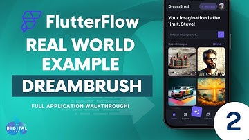 #FlutterFlow Learn from Real World Examples : DreamBrush - Part 2