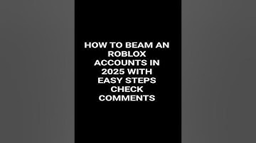 How to Beam the basics.NEW ROBLOX BEAMING TUTORIAL 2025 PC/MOBILE (easy)