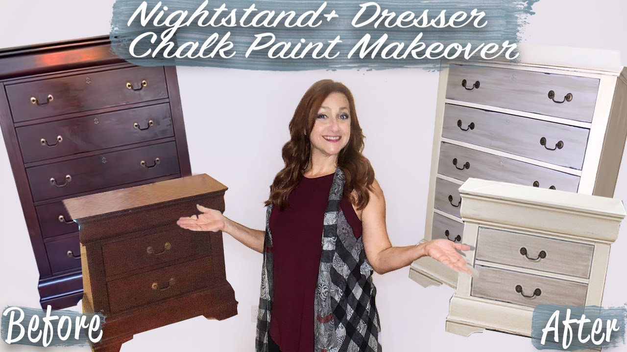 Nightstand Chalk Paint Tutorial — The Grace House