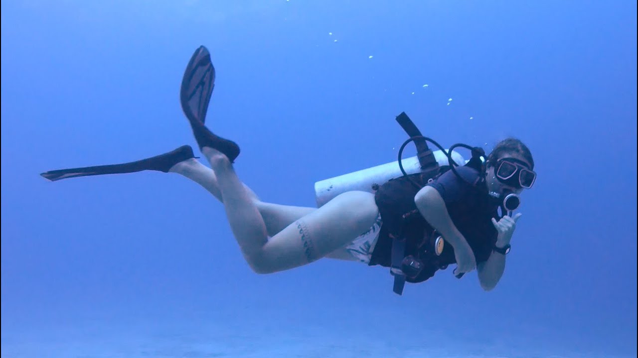 Last dive in Rarotonga Cook Islands scuba diving deep dive 庫克群島 最後一潛