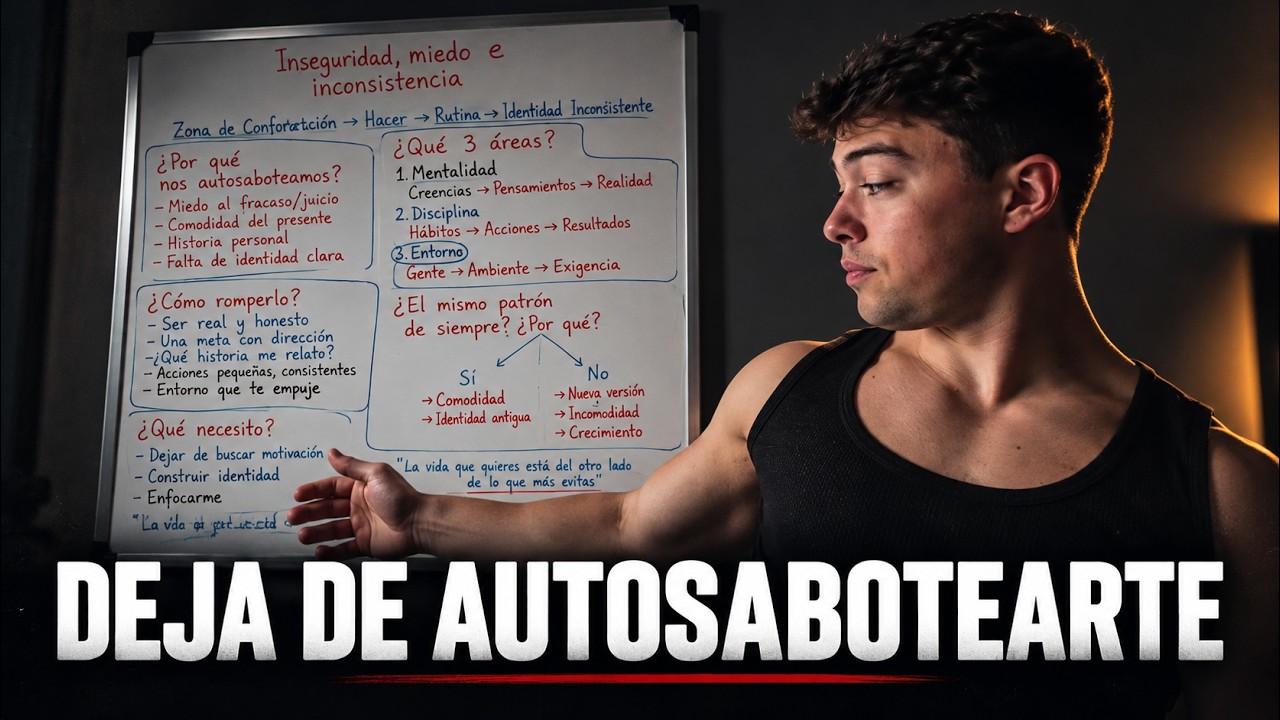 Cómo DEJAR de AUTOSABOTEARTE antes de ARRUINAR tu vida - Clase Filtrada de la Escuela de MARPE