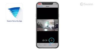 Swann Security app with Alert Indoor Security Camera