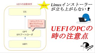 UEFI搭載のパソコンでLinuxをインストールしようとする場合の注意点について説明します【UEFIでやっておくべき設定】【UEFIとBISOSについて簡単に解説】