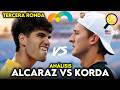 ANÁLISIS DEL ALCARAZ-KORDA, TERCERA RONDA MIAMI OPEN - LA LUPA DE PDB