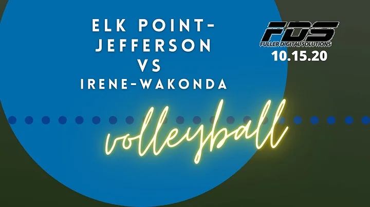 Elk Point-Jefferson vs Irene-Wakonda Volleyball, 10/15,  First serve at 7:30 pm