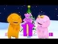 Learn colors by unwrapping Christmas presents with Dina and Dino the Dinosaur | Christmas special