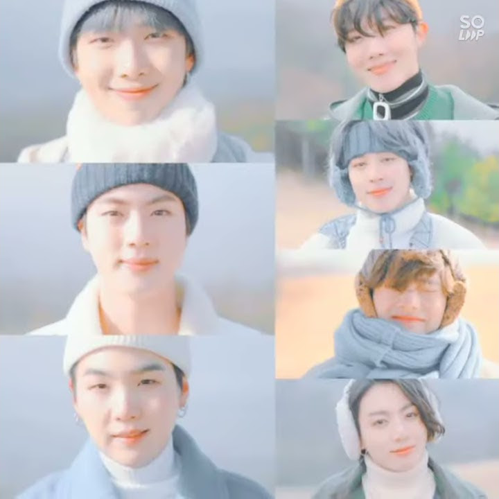 BTS Winter package 2021 💜 picture stills 😍
