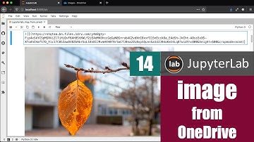 สอน JupyterLab: การแสดงไฟล์ภาพที่แชร์ผ่าน OneDrive