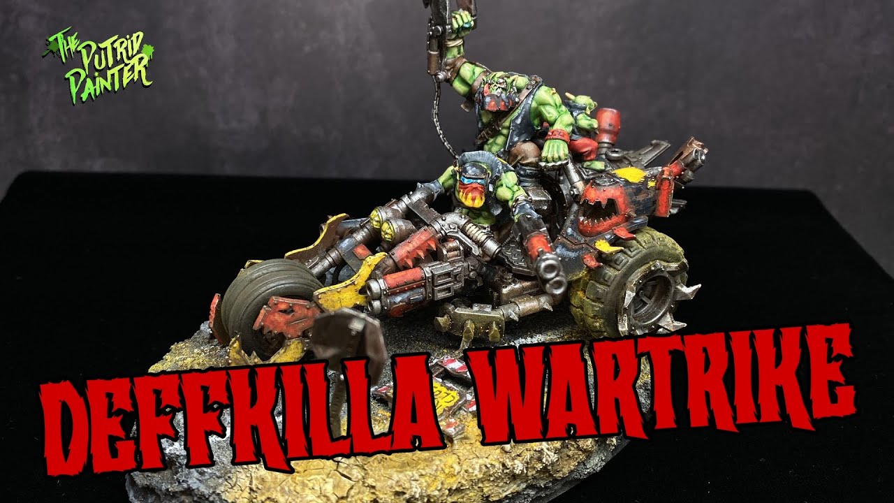 How to paint Orks - Deffkilla Wartrike - YouTube