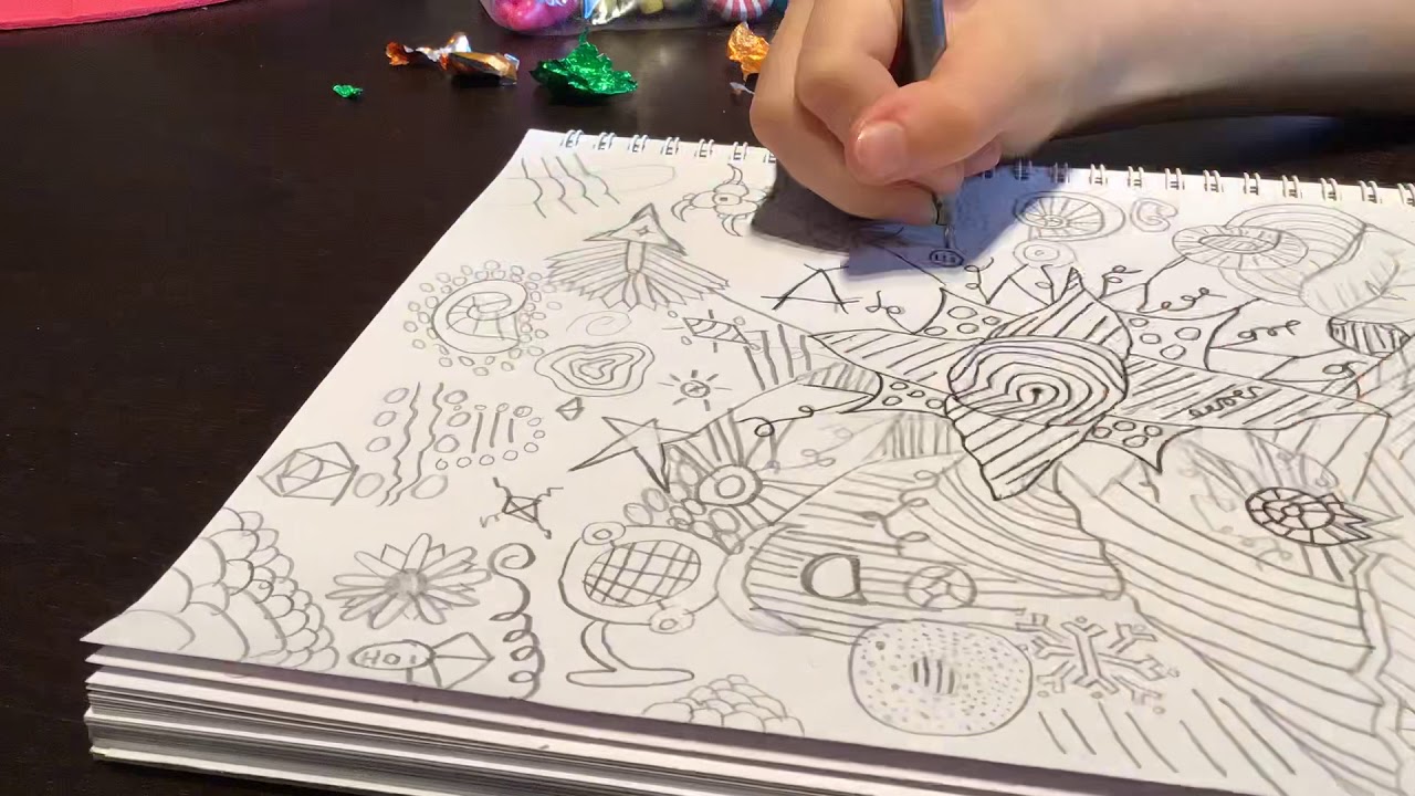 Timelapse-Hectic art outlining part 1 - YouTube