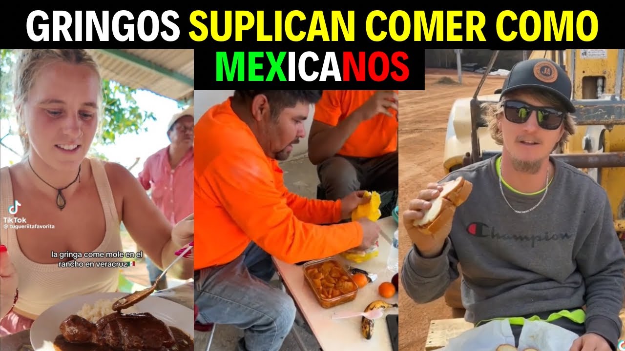 GRINGOS ODIAN SU PROPIA COMIDA DESPUÉS DE PROBAR LA MEXICANA 🇲🇽😱 NO PODRÁS CREER LO QUE DICEN