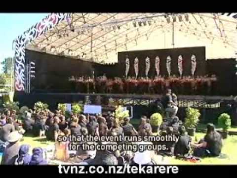 Maori Primary Schools National Kapa Haka festival Nov 4 2009 Te Karere Maori News TVNZ