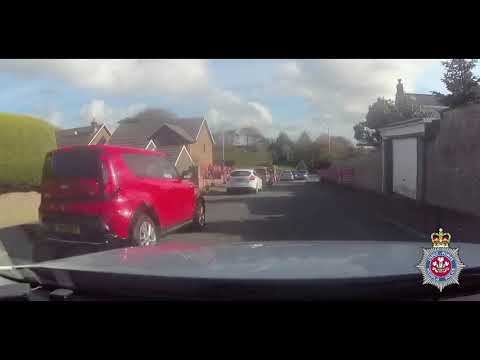 Footage of police pursuit released as drug driver is jailed