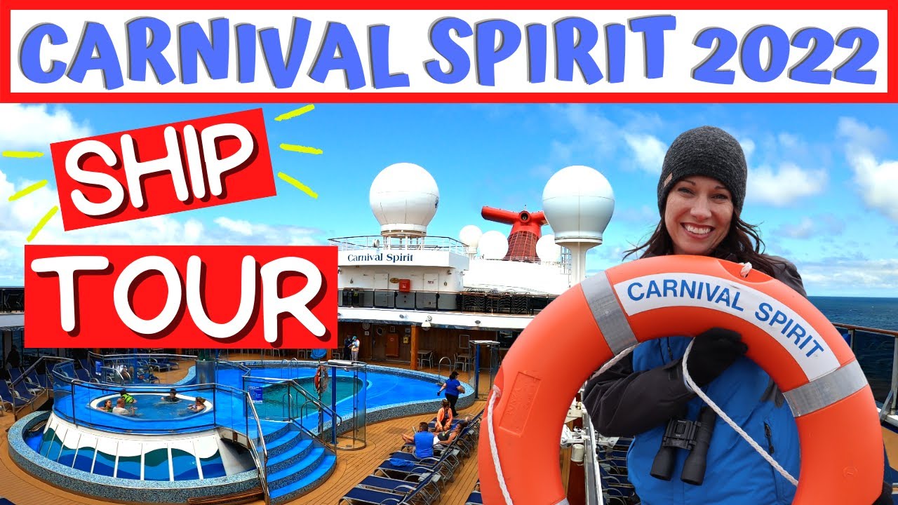 Carnival Spirit SHIP TOUR 2022: Deck By Deck