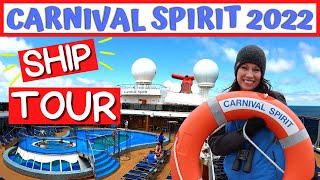 Carnival Spirit SHIP TOUR 2022: Deck By Deck