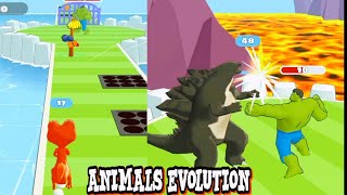 FROG RUN:ANIMALS EVOLUTION🐸🦖Gameplay walkthrough android/ios all level|funny game screenshot 3